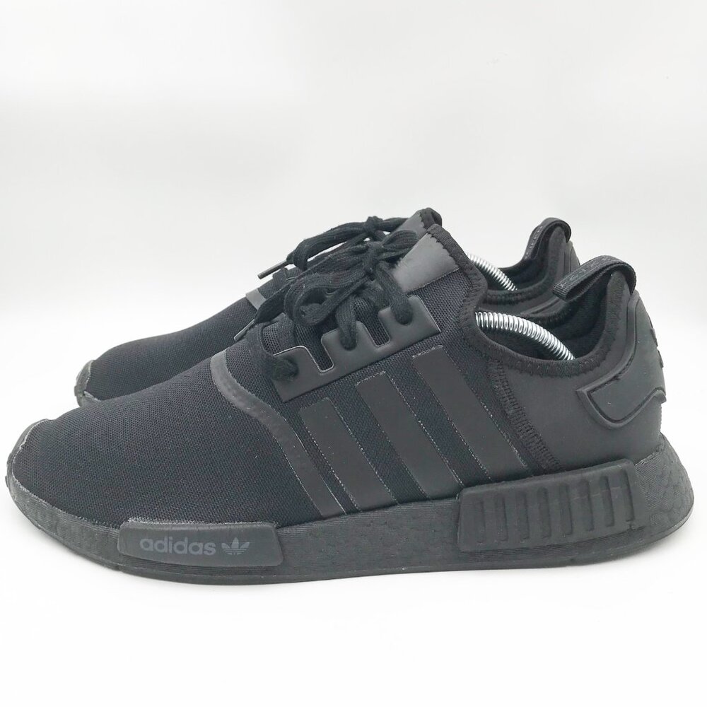 adidas NMD R1 Boost black running shoes men's 13 - Picture 4 of 10